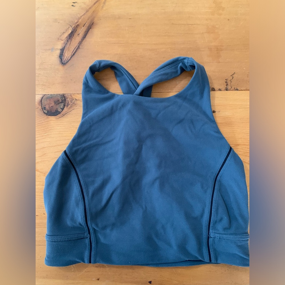 Lululemon Athletica Blue Racerback Sports Bra